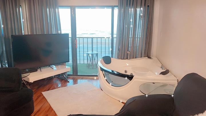 Bello Condominio Con Vista Al Mar, Jacuzzi Interno 갤버스턴 외부 사진
