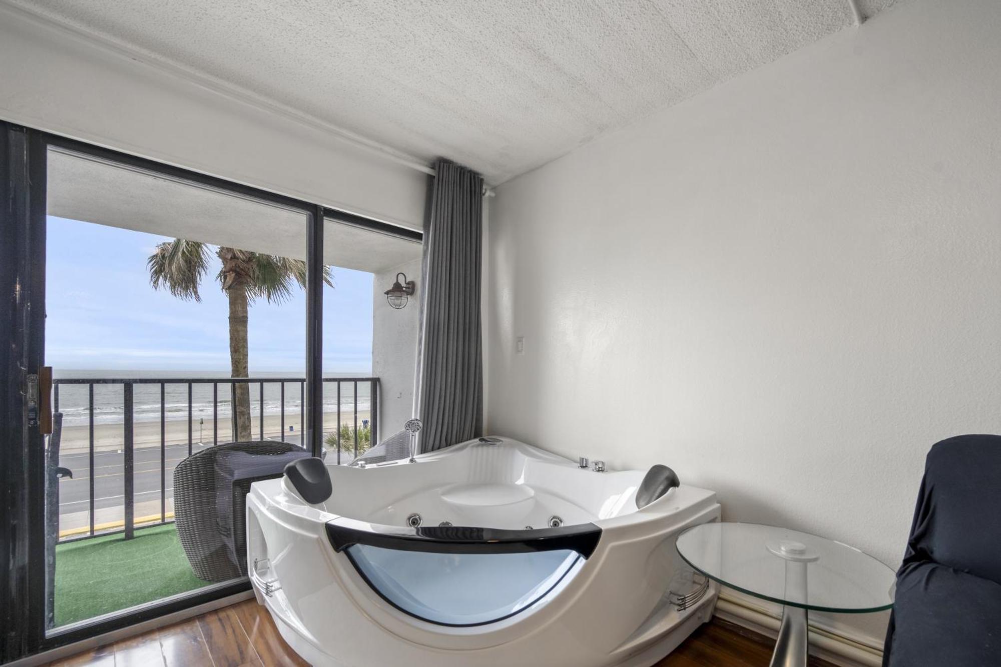 Bello Condominio Con Vista Al Mar, Jacuzzi Interno 갤버스턴 외부 사진