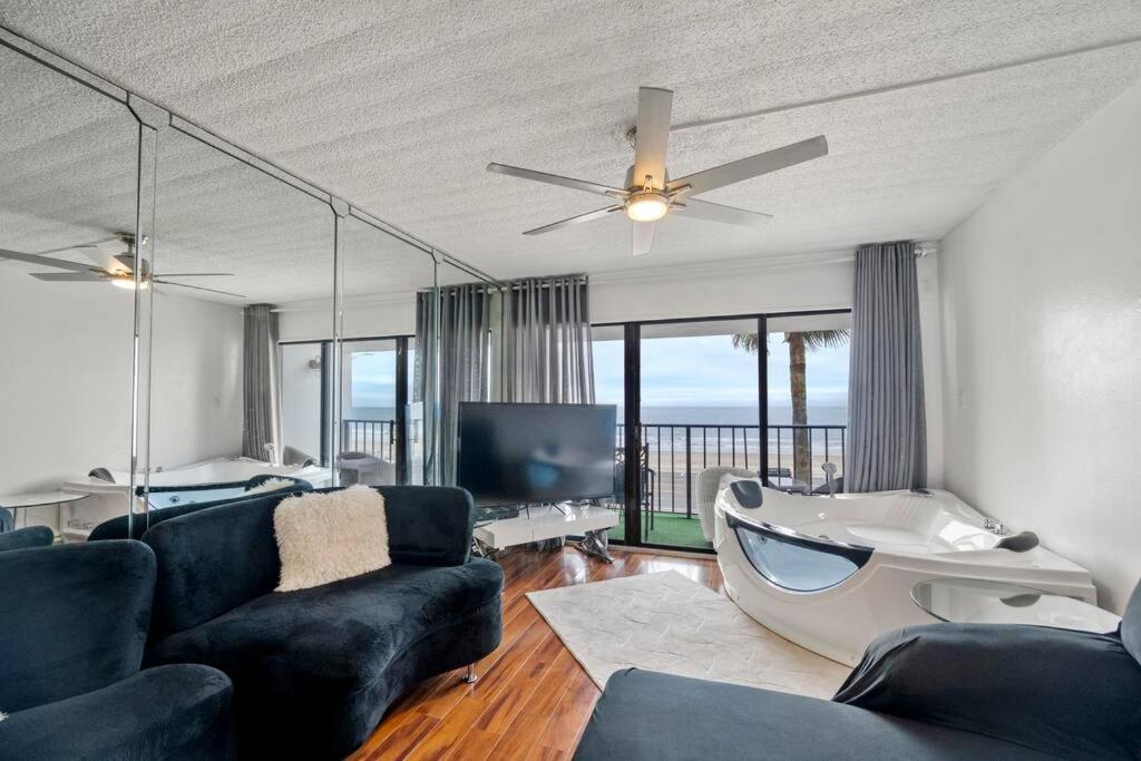 Bello Condominio Con Vista Al Mar, Jacuzzi Interno 갤버스턴 외부 사진